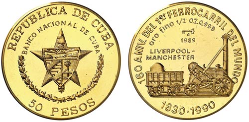 1989. Cuba. 50 pesos. (Fr. 28) ... 