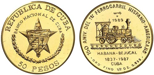 1989. Cuba. 50 pesos. (Fr. 30) ... 