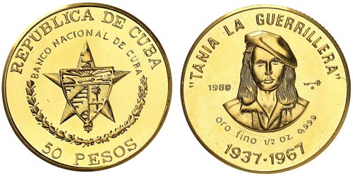 1989. Cuba. 50 pesos. (Fr. 34) ... 