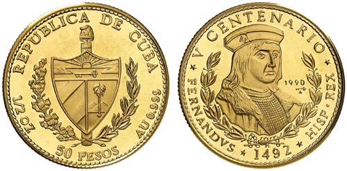 1990. Cuba. 50 pesos. (Fr. 48) ... 