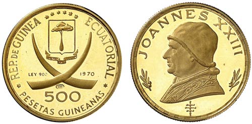 1970. Guinea Ecuatorial. 500 ... 
