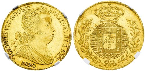 1820. Portugal. Juan VI. Lisboa. 4 ... 