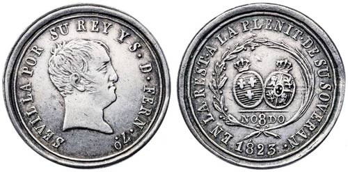 1823. Fernando VII. Sevilla. (V. ... 