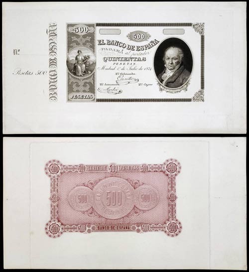 1874. 500 pesetas. (Ed. ... 
