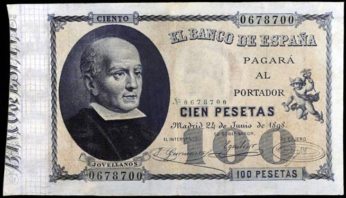 1898. 100 pesetas. (Ed. B89) (Ed. ... 