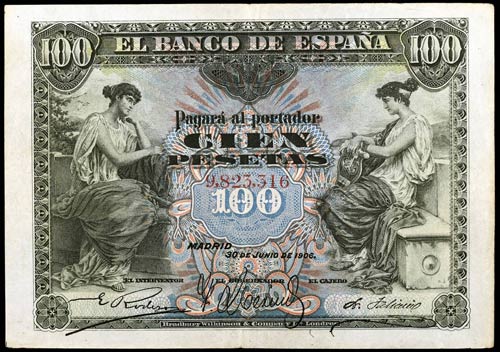 1906. 100 pesetas. (Ed. B97) (Ed. ... 