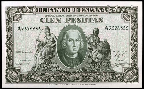 1940. 100 pesetas. (Ed. D39) (Ed. ... 