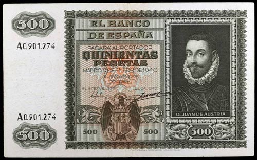 1940. 500 pesetas. (Ed. D40) (Ed. ... 