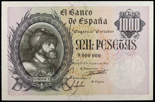 1940. 1000 pesetas. (Ed. D46m) ... 