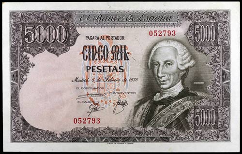 19761976. 5000 pesetas. (Ed. E1) ... 