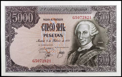 1976. 5000 pesetas. (Ed. E1a) (Ed. ... 