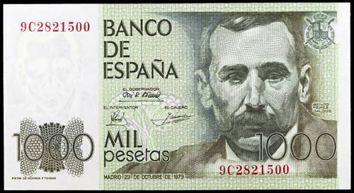 1979. 1000 pesetas. (Ed. E3b var) ... 