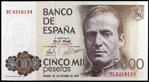 1979. 5000 pesetas. (Ed. E4b var) ... 
