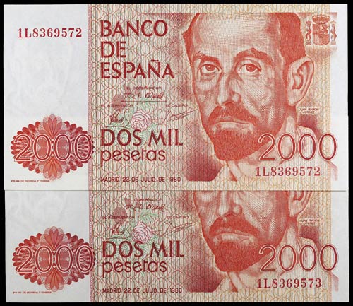 1980. 2000 pesetas. (Ed. E5a) (Ed. ... 