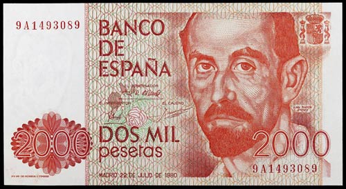 1980. 2000 pesetas. (Ed. E5b) (Ed. ... 