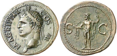 (37-41 d.C.). Agripa. As. (Spink ... 