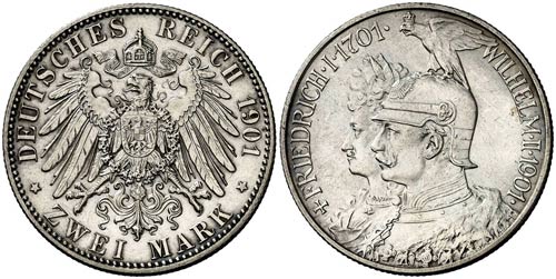 1901. Alemania. Prusia. Guillermo ... 