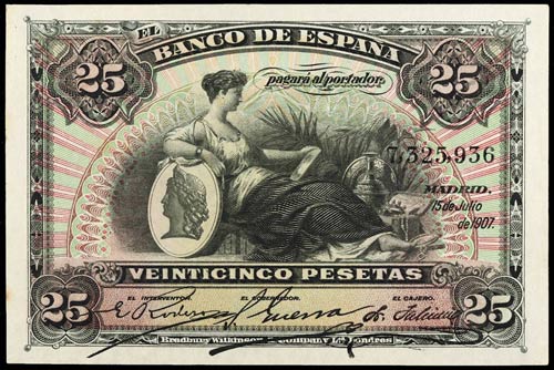 1907. 25 pesetas. (Ed. B102) (Ed. ... 