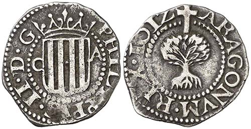 1612. Felipe III. Zaragoza. 1/2 ... 