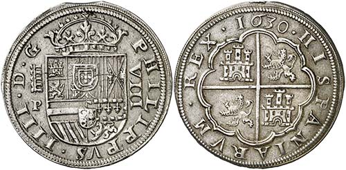 1630. Felipe IV. Segovia. P. 8 ... 