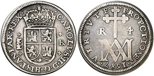 1687. Carlos II. Segovia. BR. 4 ... 