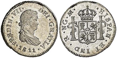 1811. Fernando VII. Guatemala. M. ... 