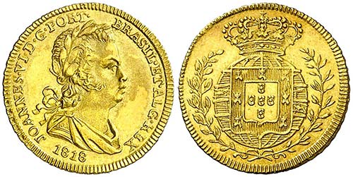 1818. Portugal. Juan VI. Lisboa. ... 