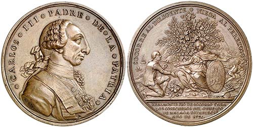 1776. Carlos III. Málaga. (V. 48) ... 