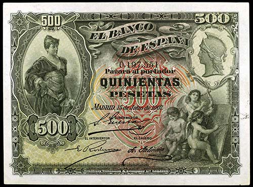 1907. 500 pesetas. (Ed. B105) (Ed. ... 