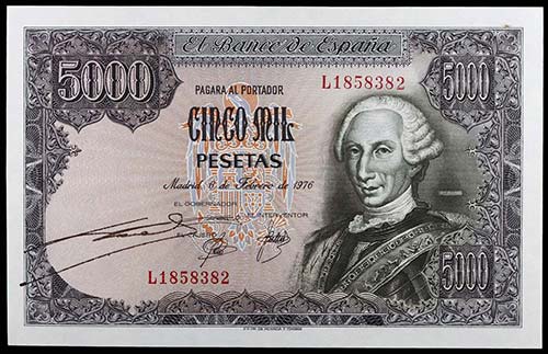 1976. 5000 pesetas. (Ed. E1a) (Ed. ... 