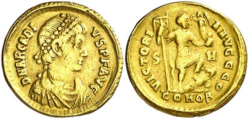 (393-395 d.C.). Arcadio. ... 