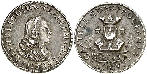 1759. Carlos III. Burgos. Medalla ... 