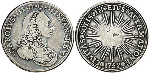 1759. Carlos III. Écija. Medalla ... 