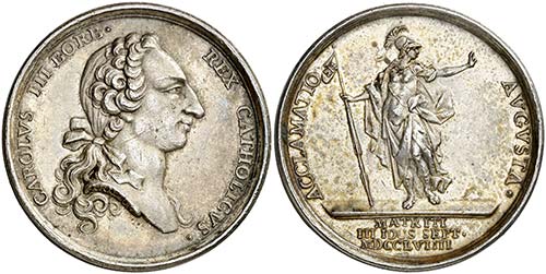 1759. Carlos III. Madrid. Medalla ... 