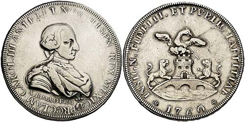 1760. Carlos III. México. Medalla ... 
