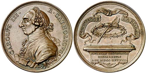 1778. Carlos III. Premio de la ... 