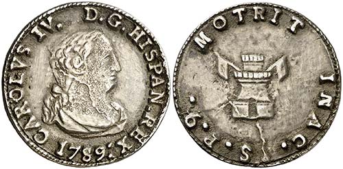 1789. Carlos IV. Motril. Medalla ... 