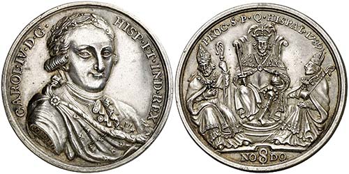 1789. Carlos IV. Sevilla. Medalla ... 