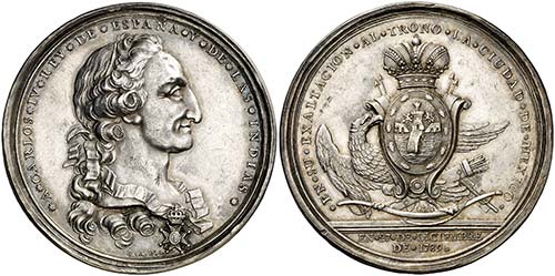 1789. Carlos IV. México. Medalla ... 