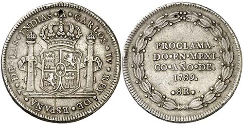 1789. Carlos IV. México. 8 ... 