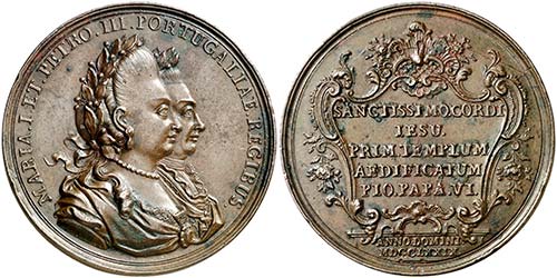 1779. Portugal. Pedro III y María ... 