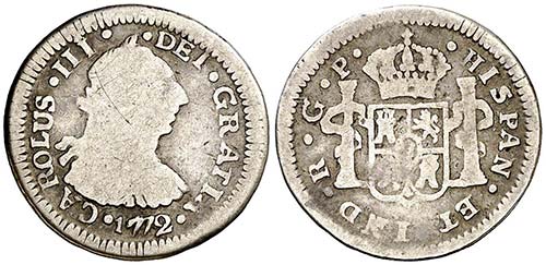 1772. Carlos III. Guatemala. P. ... 