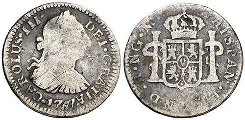 1787. Carlos III. Guatemala. M. ... 