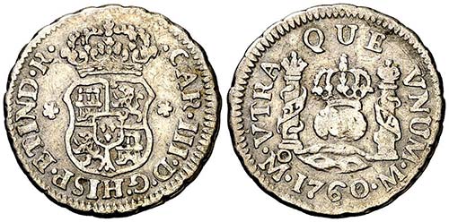 1760/59. Carlos III. México. M. ... 