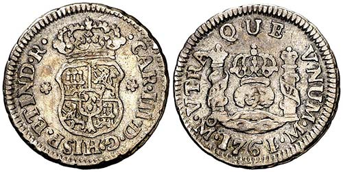 1761/0. Carlos III. México. M. ... 