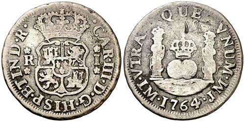 1764. Carlos III. Lima. JM. 1 ... 