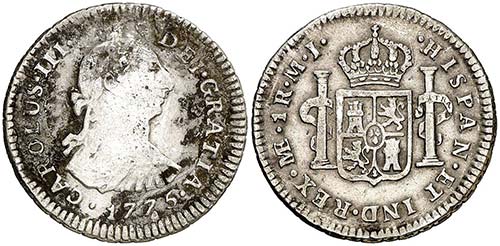 1775. Carlos III. Lima. MJ. 1 ... 