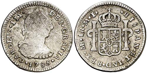 1785. Carlos III. Lima. MI. 1 ... 