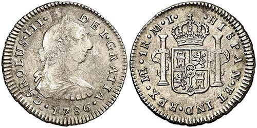 1786. Carlos III. Lima. MI. 1 ... 