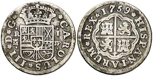 1759. Carlos III. Madrid JP. 1 ... 